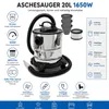 Aschesauger 20L Kaminsauger 1650W mit Dual-Filtersystem, Produktbild-Vorschau 4