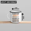 Trendation - Elektriker Emaille Tasse Spruch Männer Produktbild-Vorschau 4