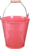 Eimer Deko Rosa Blumenkübel Metall 26x22,5x23cm 6l Produktbild-Vorschau 1
