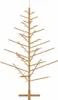 vidaXL Arbre de Noël en bois avec support Marron 180 cm Pin Voir les images du produit 6