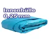 Ersatzfolie Ø 4,00 x 0,90 m 0,25 mm blau Produktbild-Vorschau 2