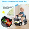 COSTWAY 2 in 1 Rutschauto, Polizeiauto mit Lenkrad, Produktbild-Vorschau 5
