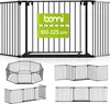 BOMI® Kinderschutzgitter Milo in Schwarz bis 525 cm | 90° Produktbild-Vorschau 1