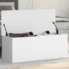 vidaXL Truhe Weiß 90x35x35 cm Holzwerkstoff Produktbild-Vorschau 2