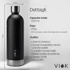 VIOK bottiglia acciaio inox 1,3 per Aarke Carbonator 3 & 2 Anteprima dell’immagine prodotto 3