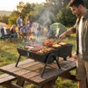 Skládací gril – přenosný kempingový gril s dvojitou Náhled obrázku produktu 8