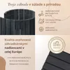 Floranica vysoký drevený plot 40 x 100 cm antracit, Náhľad obrázku produktu 3