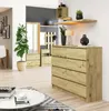 AKORD Furniture Factory OP0LK-120SZ8ART, Eiche, 8 Produktbild-Vorschau 4