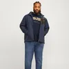 Jack & Jones Caleb Varsity Plus Kurzarm-t-shirt Blau 4XL Produktbild-Vorschau 9