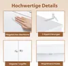 COSTWAY Armoire de toilette avec 3 portes & étagères Voir les images du produit 7