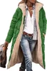 ASKSA Femme Longue Doudoune Chaude Polaire Réversible Veste Voir les images du produit 1