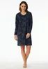 Schiesser Damen Sleepshirt 1/1 Arm, 95cm Gr. 42  nachtblau Produktbild-Vorschau 4