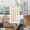 Étagère en bambou 5 niveaux Meuble de rangement avec Voir les images du produit 4