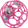 Chrastítko Oball Easy-Grasp Toy - růžové Náhled obrázku produktu 1