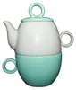 007, Tea for One Teekanne beige, Teetasse + Deckel mint Produktbild-Vorschau 2