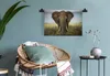 MuchoWow® Wandteppich Wandbehang Elefant - Tiere - Gras Produktbild-Vorschau 5