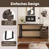 Nowoczesne minimalistyczne biurko z blatem z płyty MDF i Podgląd zdjęcia produktu 6