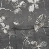 A close-up view of a fabric with a floral pattern. Produktbild-Vorschau