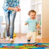 Relaxdays Kinderteppich Hüpfkästchen, Spielteppich mit Produktbild-Vorschau 3