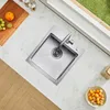 Edelstahl-Einbauspüle - Einzelbecken Küchenspüle - Produktbild-Vorschau 8