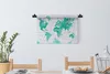 MuchoWow® Wandteppich Wandbehang Weltkarte - Malerei - Produktbild-Vorschau 4