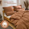 Biancheria da letto Blumtal 135x200cm marrone- 100% cotone Anteprima dell’immagine prodotto 3