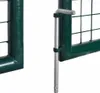 vidaXL Ocelová plotová brána 300x125 cm Zelená Náhled obrázku produktu 6