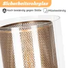 ZMH Lampada a sospensione vintage 1 fiamma vetro oro luce a Anteprima dell’immagine prodotto 8