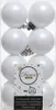 Weihnachtskugeln Kunststoff 4cm 16 Stück - Winterweiss Produktbild-Vorschau 3