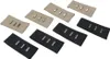 Several fabric extensions with metal pins for adjusting waistband size. Produktbild-Vorschau