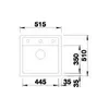BLANCO 518521, Aufsatzwanne, Rechteckig, Edelstahl, Produktbild-Vorschau 7