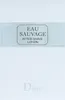 A close-up of the packaging for Dior Eau Sauvage After-Shave Lotion. Produktbild-Vorschau