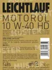 A product label for motor oil with detailed specifications and usage instructions. Produktbild-Vorschau