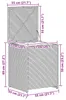 vidaXL Kissenbox 55 x 55 x 69 cm Stahl Produktbild-Vorschau 7