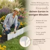 Floranica Beetumrandung Beeteinfassung 10 x 200 cm Weiß Produktbild-Vorschau 5
