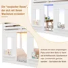 Merax Patrová postel 90x200cm s LED osvětlením a schody s Náhled obrázku produktu 14