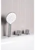 GO 2-Loch Thermostat-Wannenrand Armatur, Chrom Produktbild-Vorschau 4