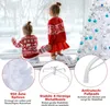GOPLUS 210 cm Künstlicher Weihnachtsbaum, Weißer Tanne Produktbild-Vorschau 3