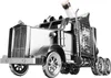 BRUBAKER Bier Flaschenhalter Truck Metall Skulptur XXL Produktbild-Vorschau 4