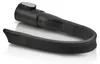 A black, flexible crevice tool for a vacuum cleaner is shown against a white background. Produktbild-Vorschau