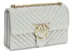 Torebka Love One Classic Dc Sheep Nappa Chevron szara Podgląd zdjęcia produktu 5