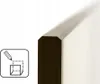 Žiaruvzdorné 4 mm krbové sklo s rozmermi 295x125 mm. Náhľad obrázku produktu 4