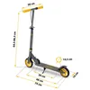 Monopattino Kodi grigio-arancio Ricokids Anteprima dell’immagine prodotto 7