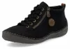 Rieker  Damenschuhe Schnürschuhe Schwarz Freizeit Productafbeelding-voorbeeld 45