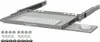 19" Pull-out shelf for keyboard and mouse, 350mm, Gray Náhled obrázku produktu 3