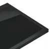 vidaXL Tavolino da computer Nero 50x35x65 cm Vetro Anteprima dell’immagine prodotto 5