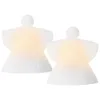 LED Engel weiß Wachs 2-er Set Weihnachtsdeko dezent Produktbild-Vorschau 1