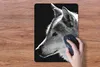 MuchoWow® Mauspad Mousepad Wildlife - Wolf - Schwarz - Weiß Produktbild-Vorschau 3