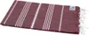Hamam und Saunatuch Baumwolle 100x180 cm "Sultan" bordeaux Produktbild-Vorschau 1