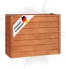 DELUKE® Hochbeet aus Cortenstahl ISAK | unten offen | Produktbild-Vorschau 1